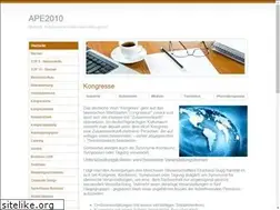 Sites similar to ape2010.eu