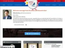 Sites similar to apec2013ceosummit.com
