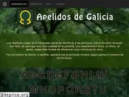 Sites similar to apelidosgalicia.org