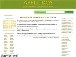 Sites similar to apellidos.com.es