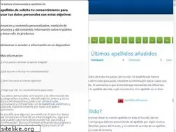 Sites similar to apellidos.de