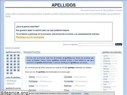 Sites similar to apellidos.top