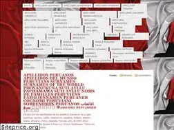 Sites similar to apellidosperuanos.wordpress.com
