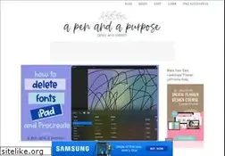 Sites similar to apenandapurpose.com