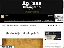 Sites similar to apenasevangelho.com.br