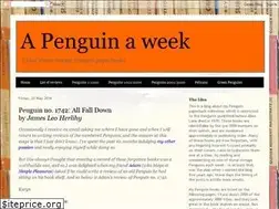 Sites similar to apenguinaweek.blogspot.com