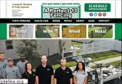 Sites similar to aperfect10fencing.com