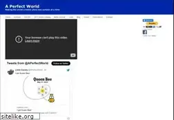 Sites similar to aperfectworld.org