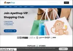 Sites similar to apeshop.com.au