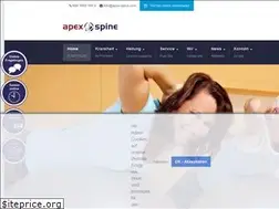 Sites similar to apex-spine.de