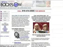 Sites similar to apexbackflow.com