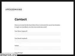 Sites similar to apexdomains.com