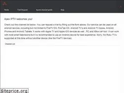 Sites similar to apexiptv.net