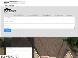 Sites similar to apexroofing.com