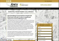 Sites similar to apexshreddinginc.com