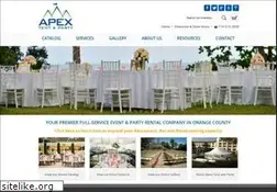 Sites similar to apextentandparty.com