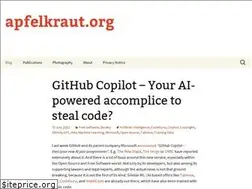 Sites similar to apfelkraut.org