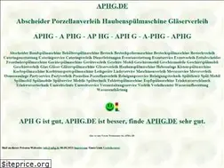 Sites similar to aphg.de