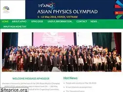 Sites similar to apho2018.vn