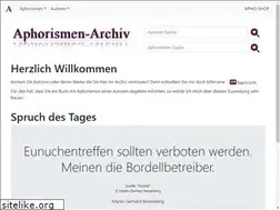 Sites similar to aphorismen-archiv.de