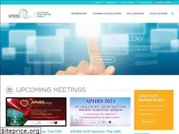 Sites similar to aphrs.org