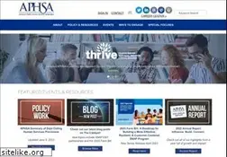 Sites similar to aphsa.org