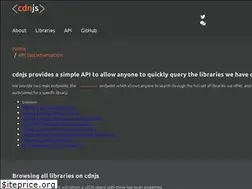 Sites similar to api.cdnjs.com