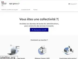 Sites similar to api.gouv.fr