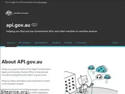 Sites similar to api.gov.au