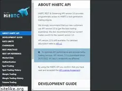 Sites similar to api.hitbtc.com