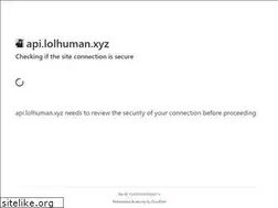 Sites similar to api.lolhuman.xyz
