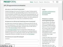 Sites similar to api.presseportal.de