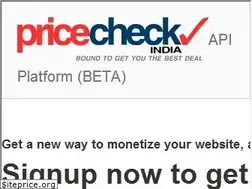 Sites similar to api.pricecheckindia.com