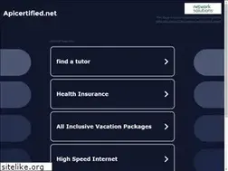 Sites similar to apicertified.net