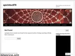 Sites similar to apichitsc078.wordpress.com