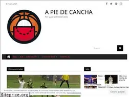 Sites similar to apiedecancha.es