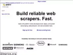 Sites similar to apify.com