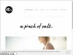 Sites similar to apinchofsalt.net