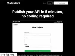 Sites similar to apirocket.io
