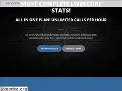 Sites similar to apisoccer.com