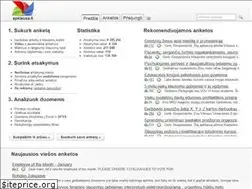 Sites similar to apklausa.lt
