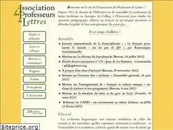 Sites similar to aplettres.org