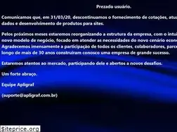 Sites similar to apligraf.com.br