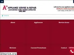 Sites similar to aplusapplianceservices.com