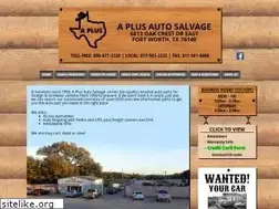 Sites similar to aplusautosalvage.com