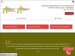 Sites similar to aplusconcreterestoration.com