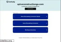 Sites similar to aplusconstructionga.com