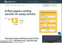 Sites similar to aplusessay.com