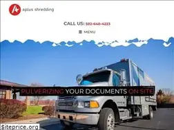 Sites similar to apluspapershredding.com