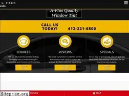 Sites similar to aplusqualitywindowtint.com